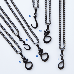Hanging Arabic Letter Necklace | Men - Nominal