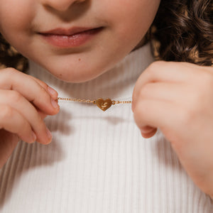 Arabic Letter Heart Necklace | Girls - Nominal