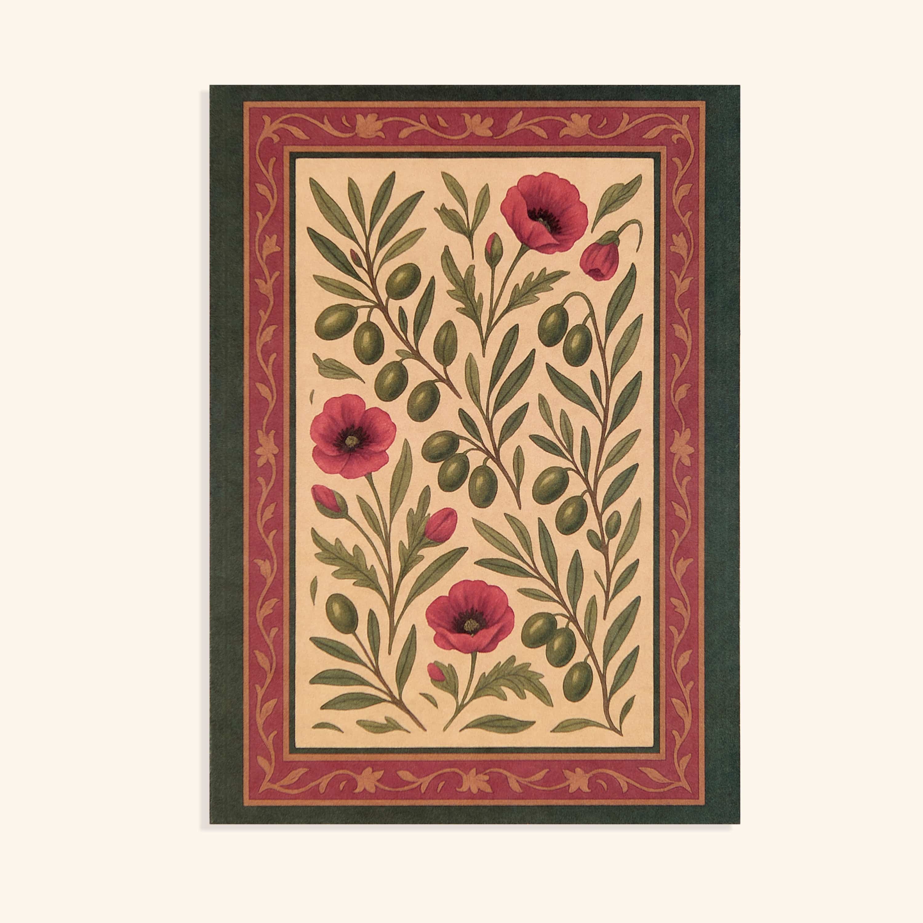 Palestinian Blooms Greeting Card