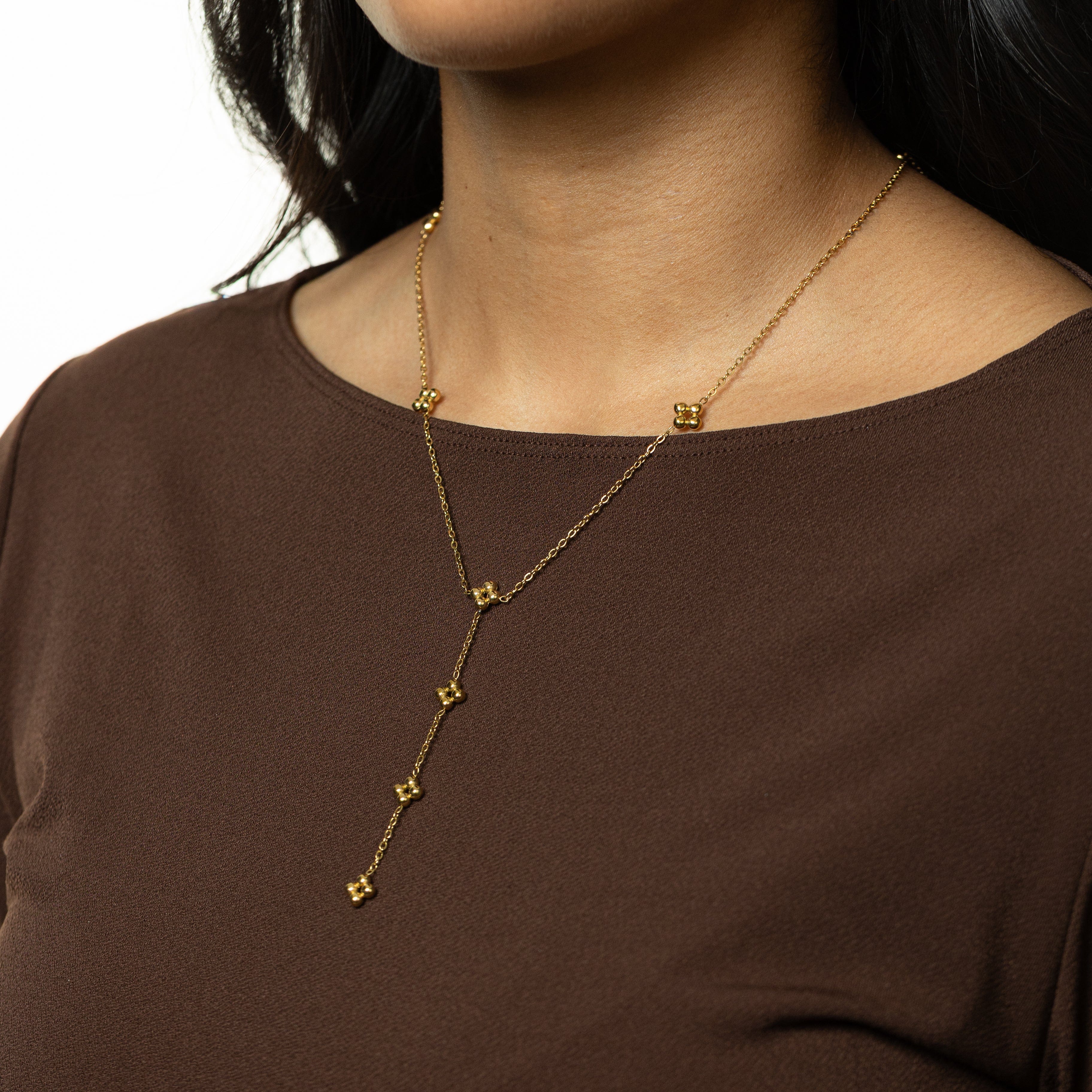 Henna Lariat Necklace