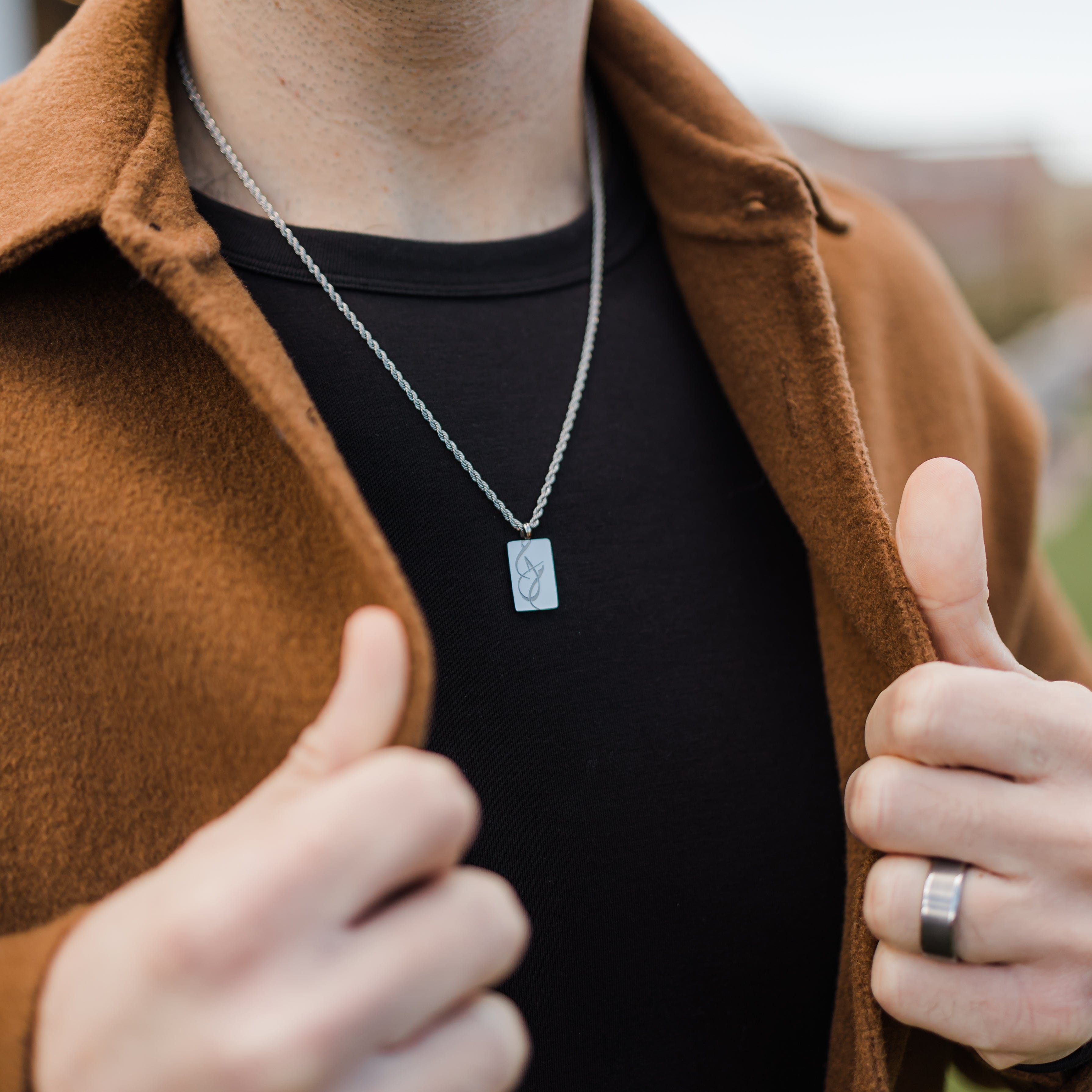 Dream / حلم Calligraphy Necklace | Men
