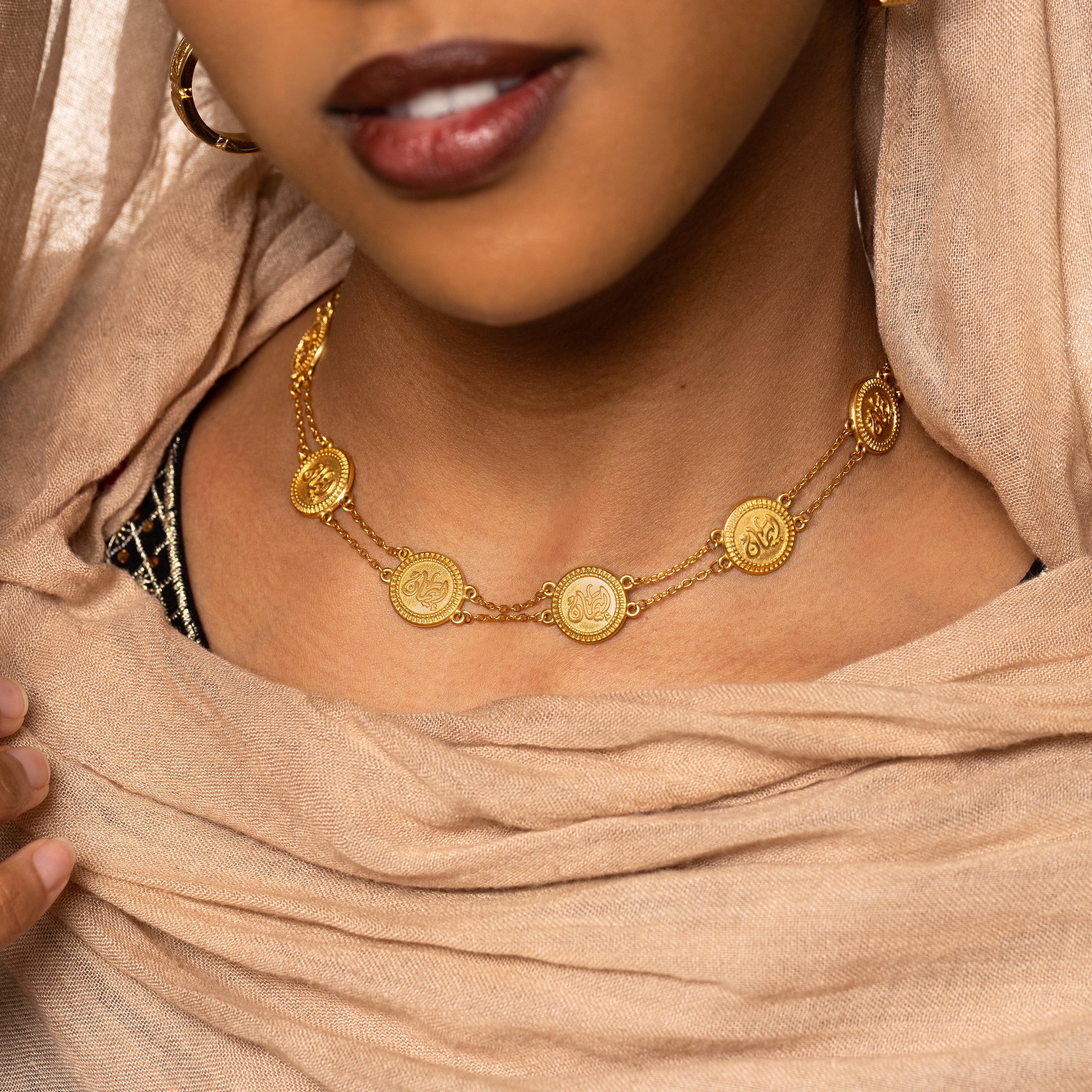 Iman | Faith Coin Necklace