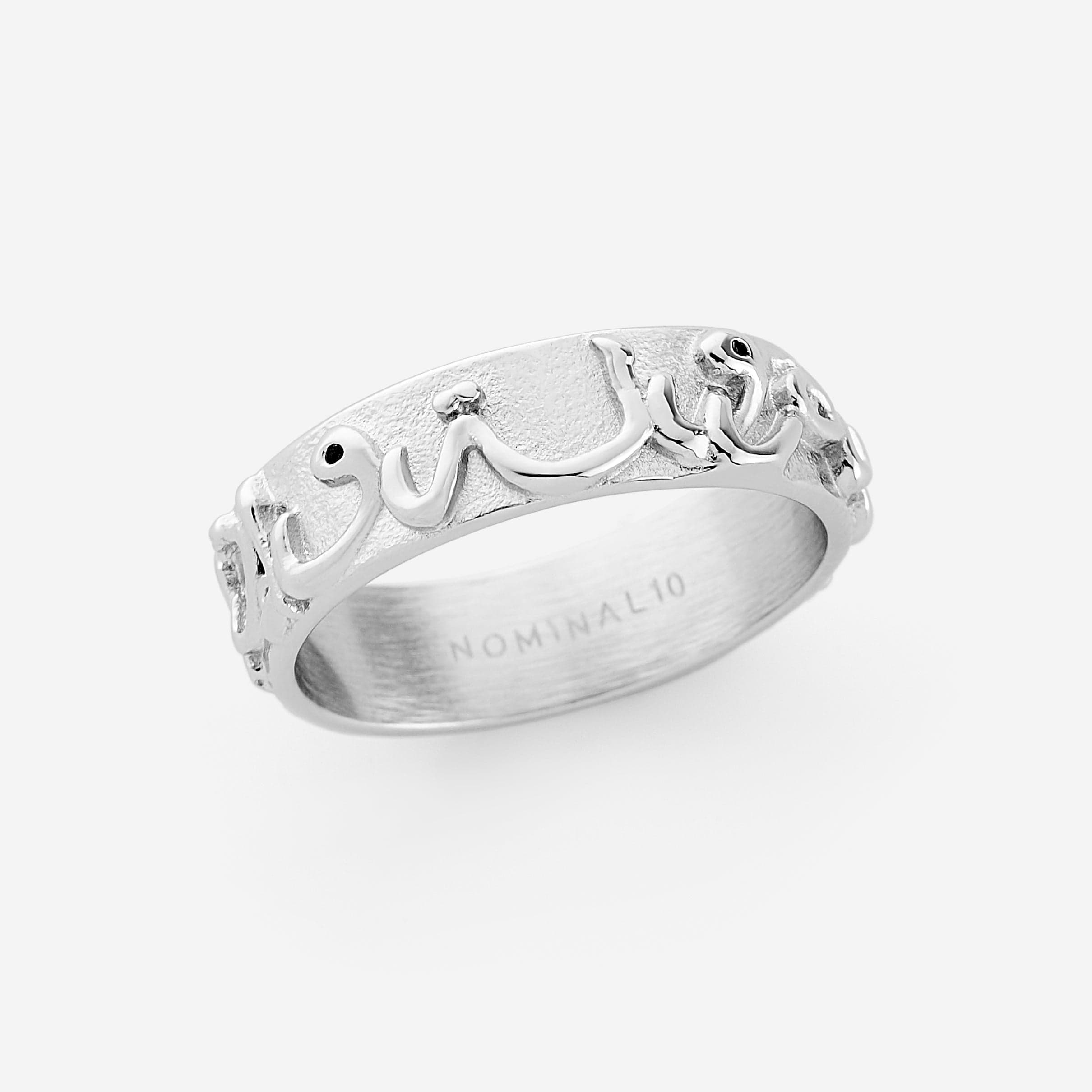 "Walk to me and I'll run to you" Ring | Men - Nominal