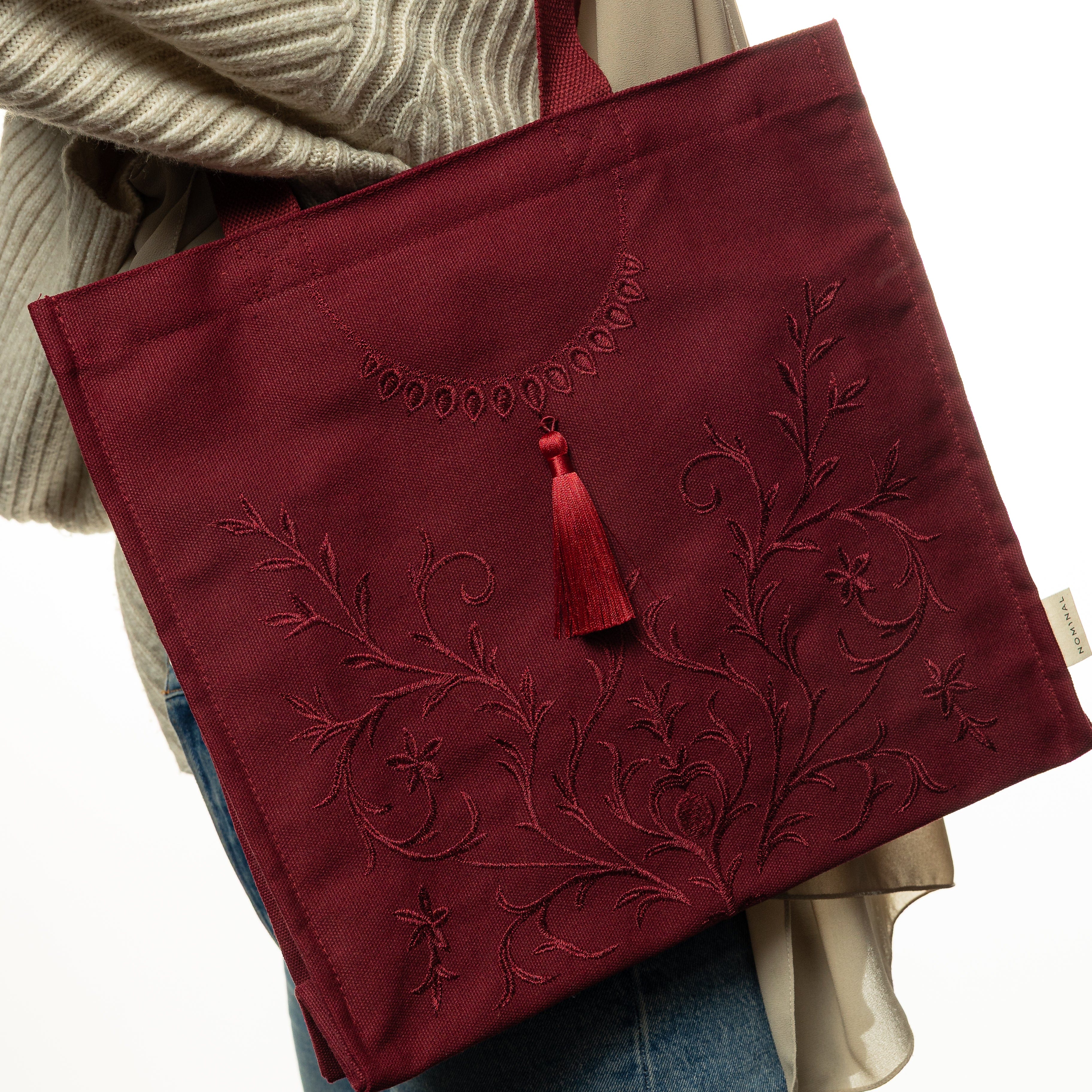 Mehndi Floral Tote