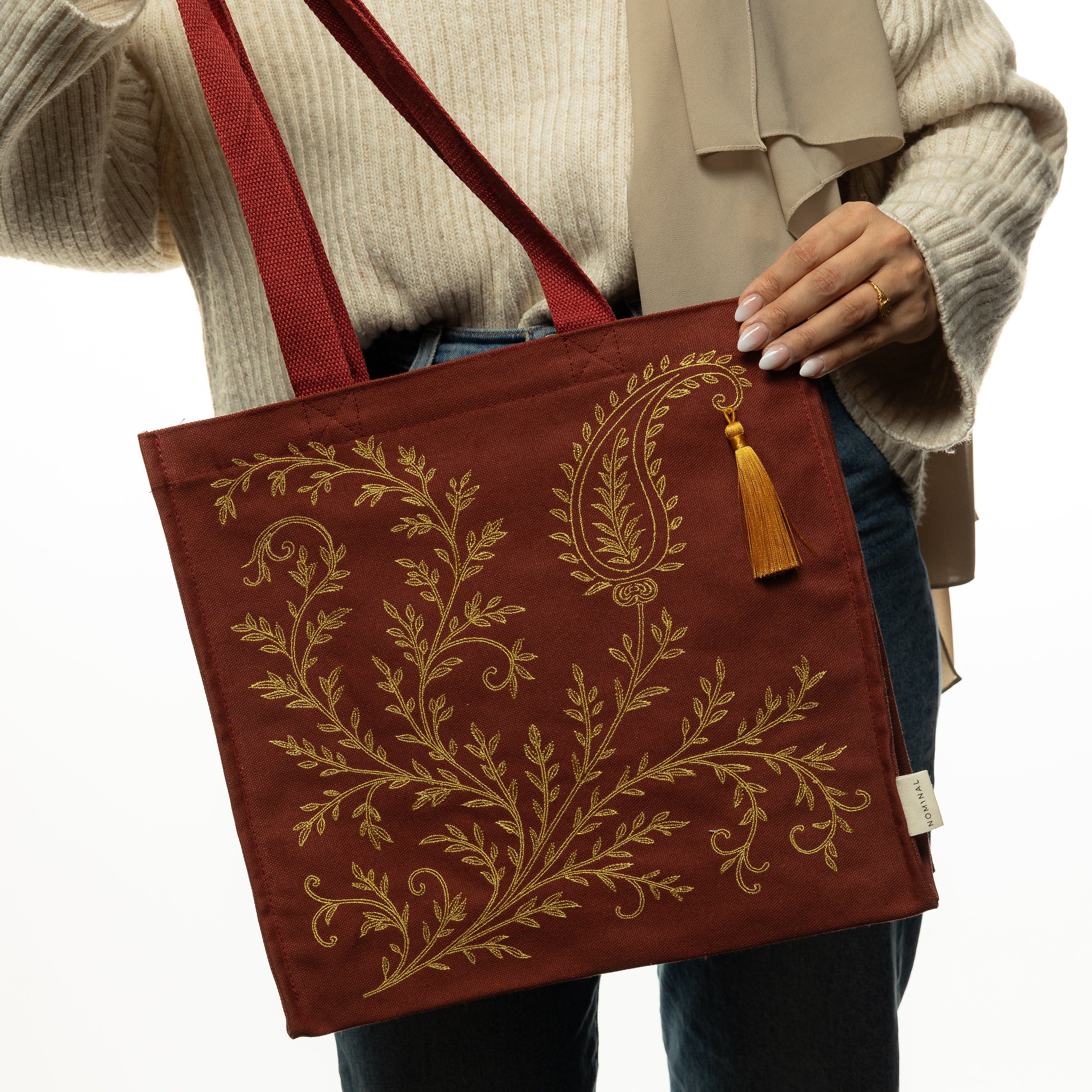 Mehndi Paisley Tote