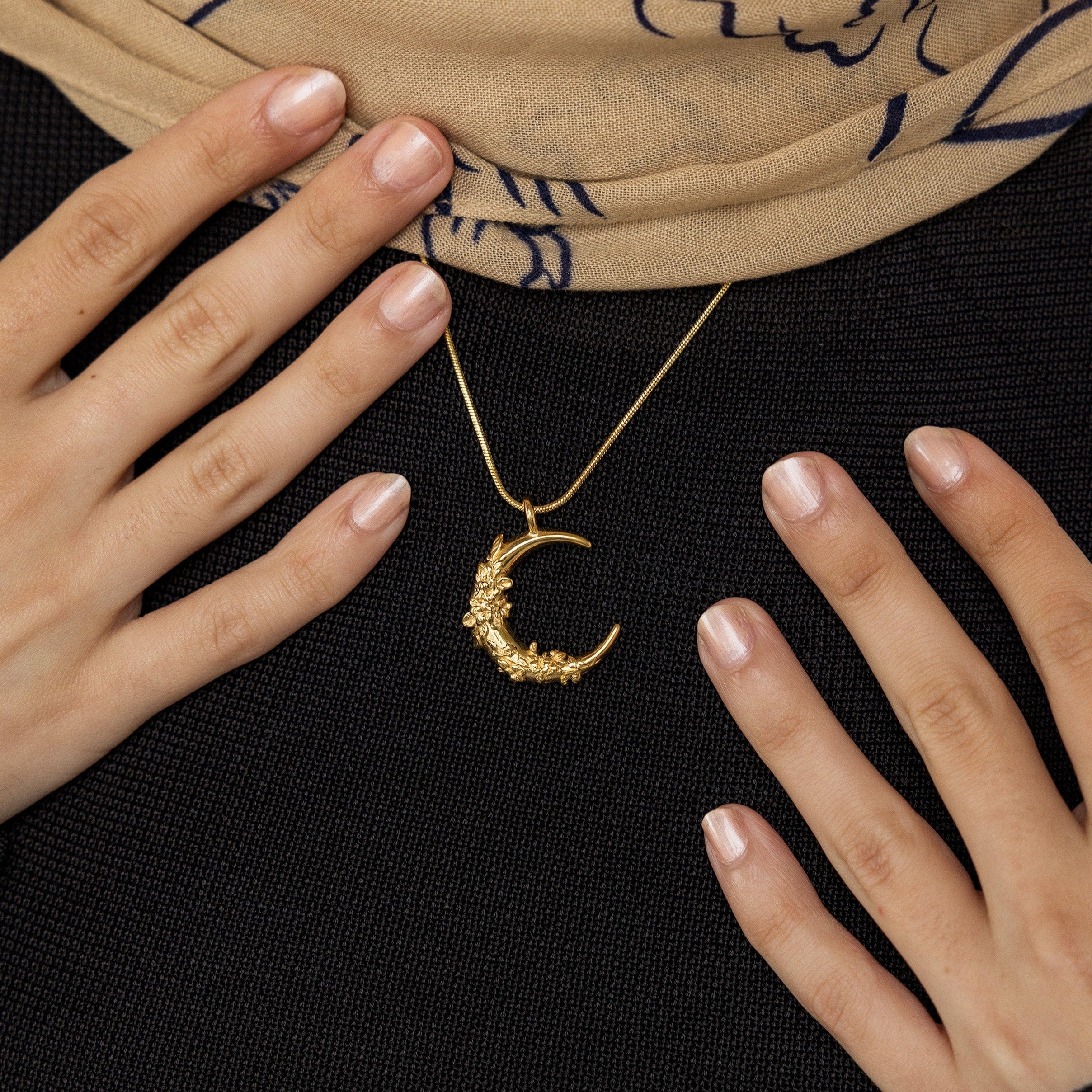 Jasmine Crescent Necklace | VELA x Nominal