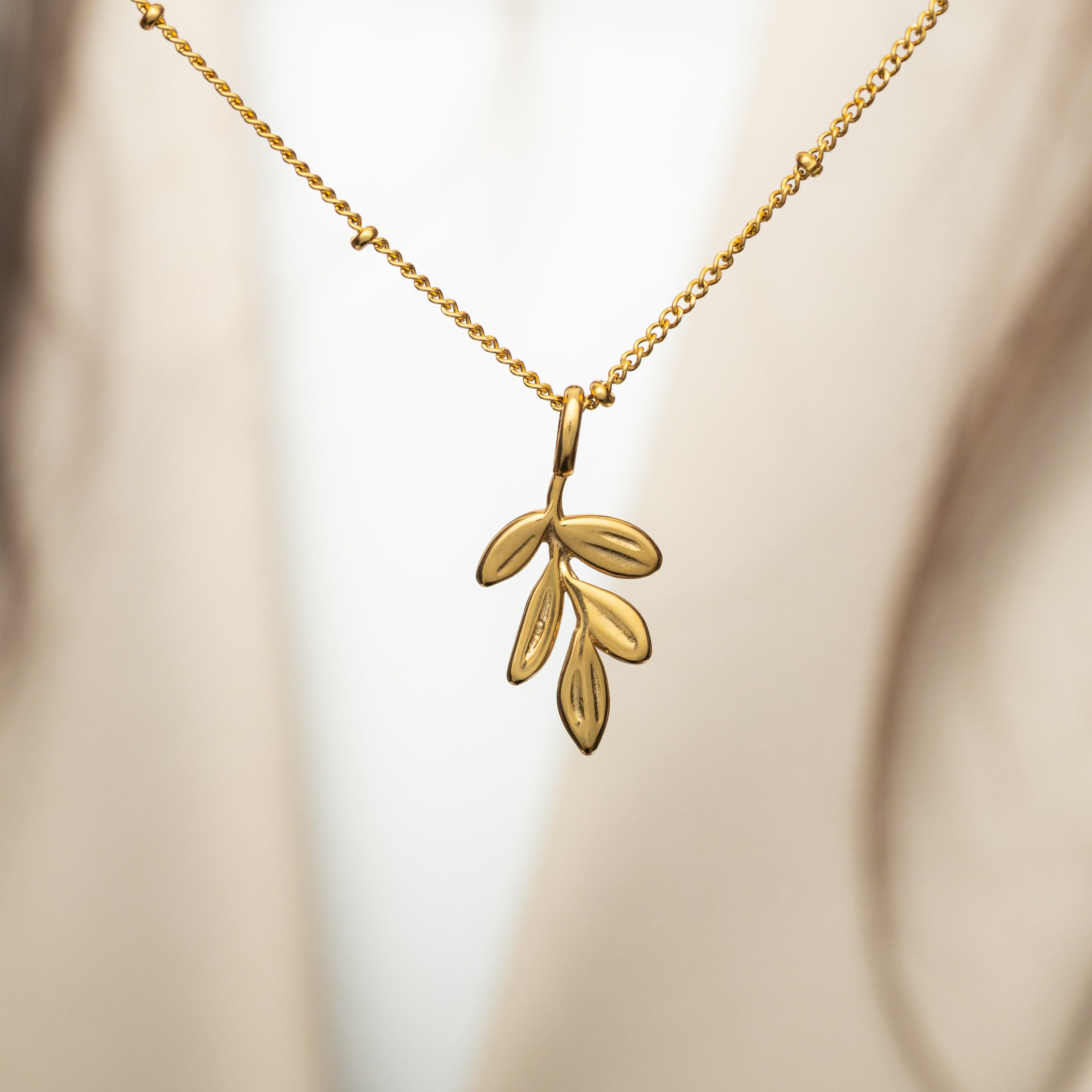 Olive Tree Branch Charm