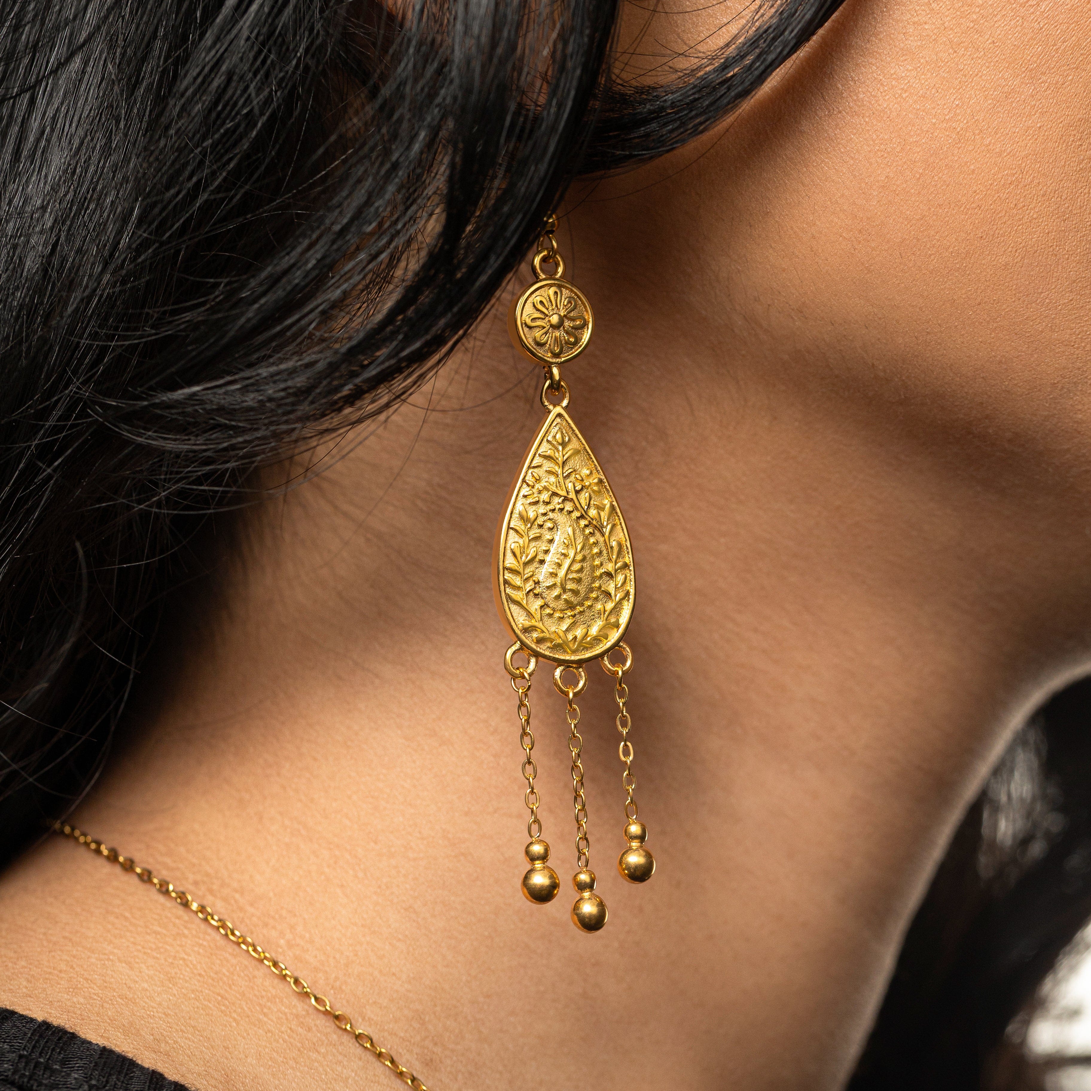 Raining Paisley Earrings