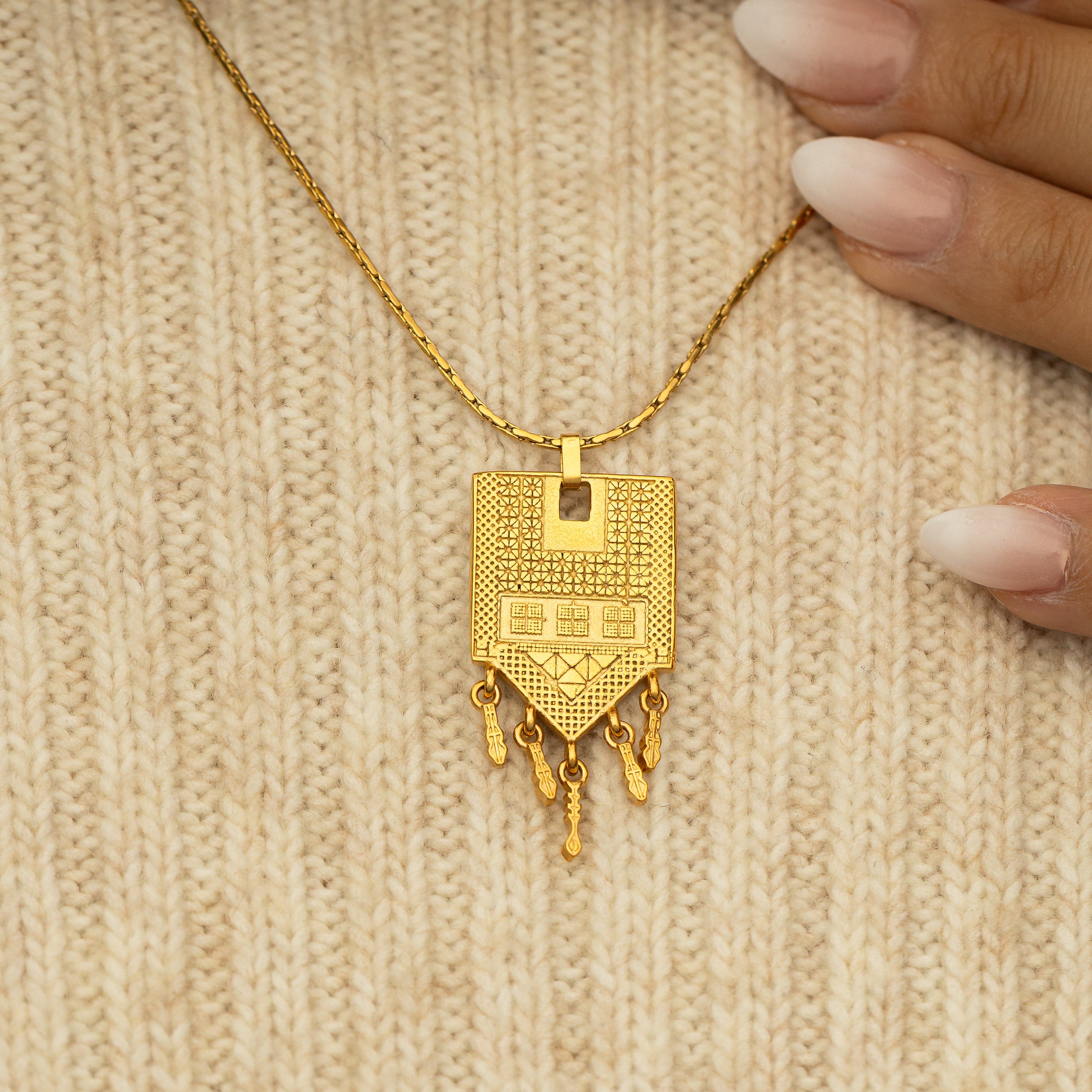 Raining Tatreez Necklace