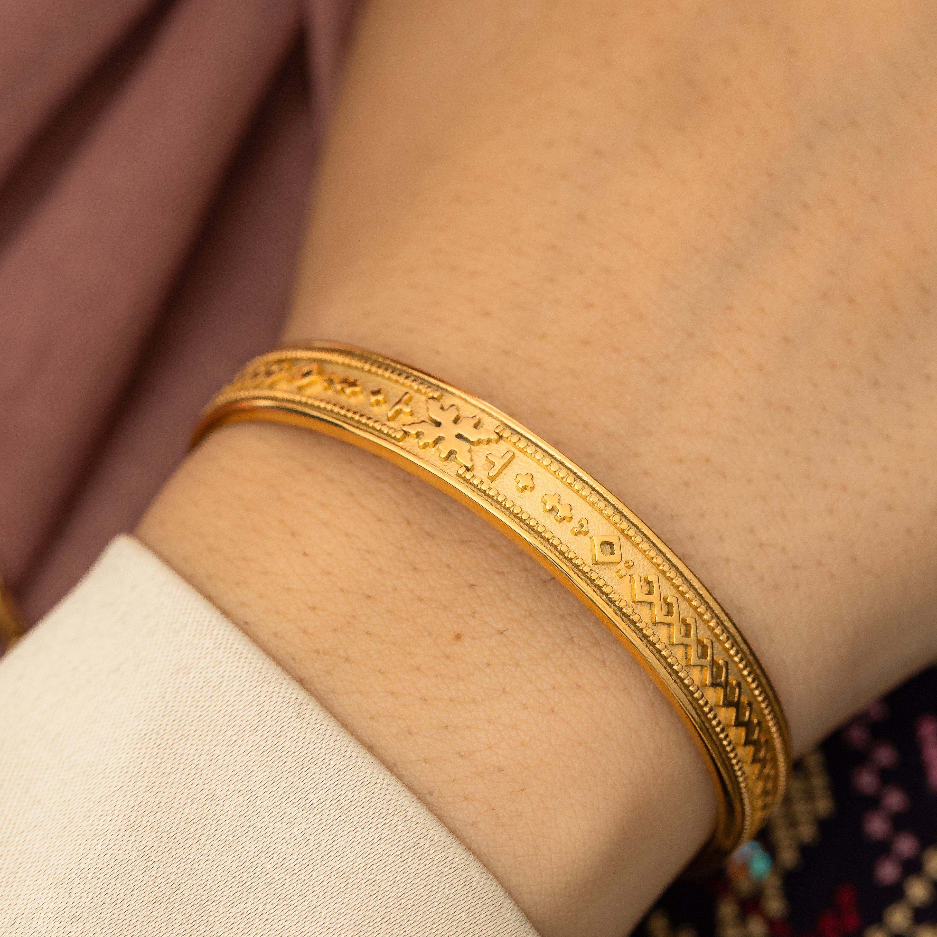 Slim Tatreez Cuff