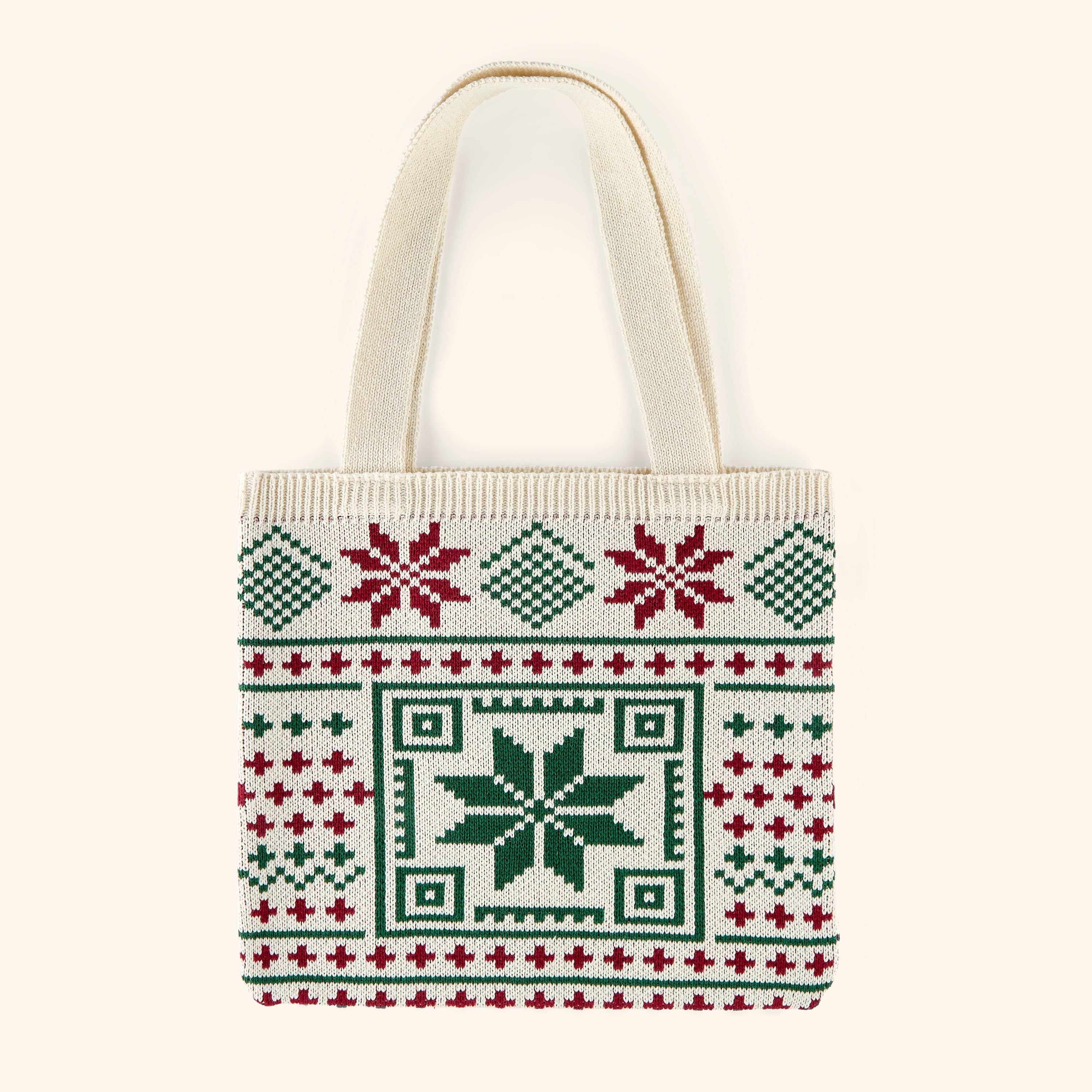 Knit Crochet Tatreez Tote