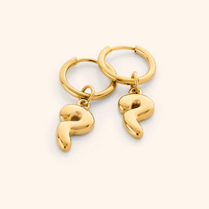 Arabic Bubble Letter Earrings - Nominal