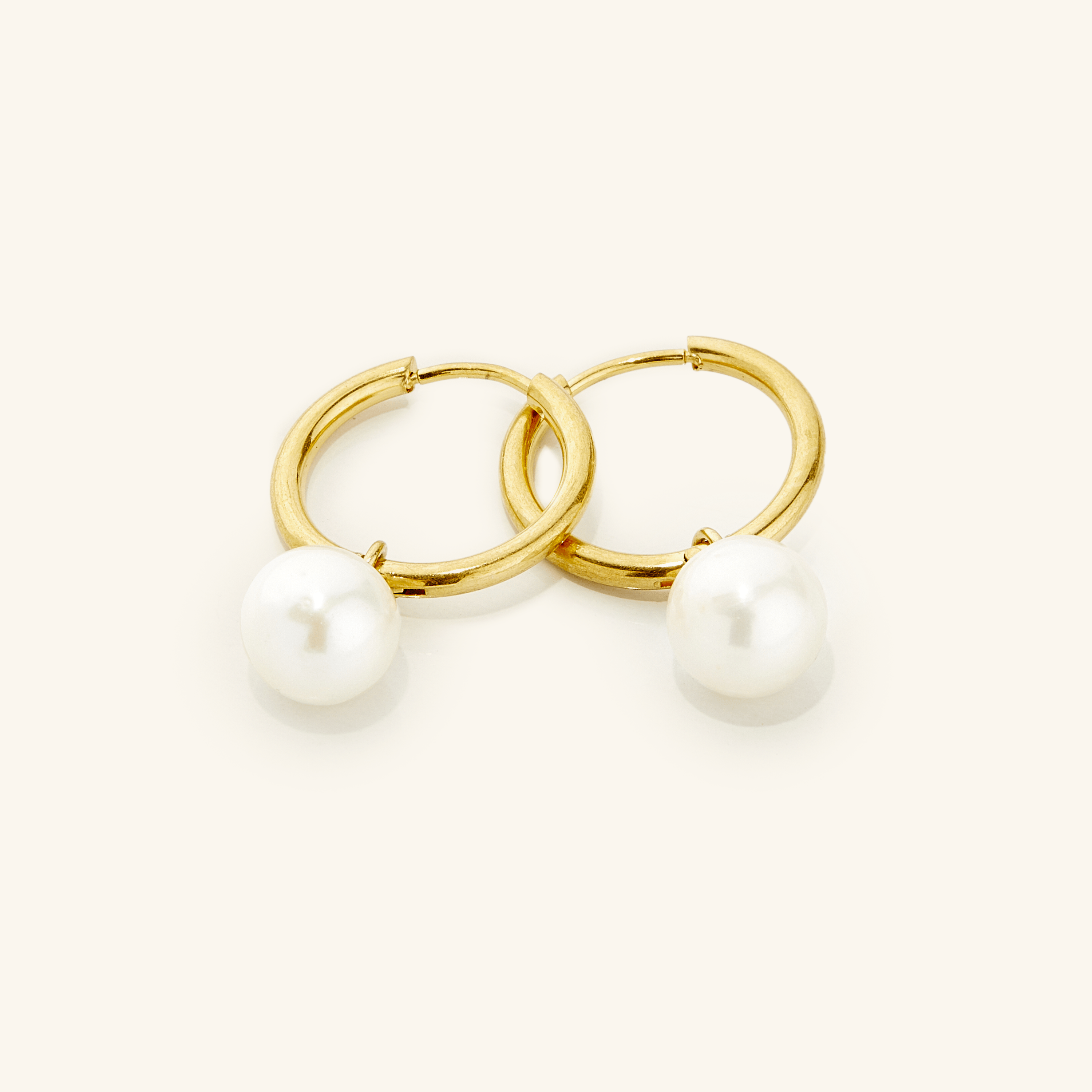 Pearl Hoop Earring - Nominal