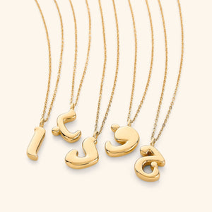 Arabic Bubble Letter Necklace - Nominal