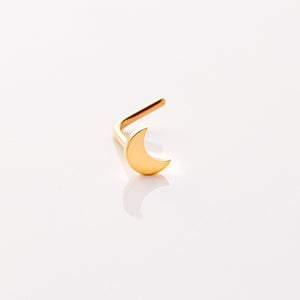 Crescent Stud Nose Ring - Nominal