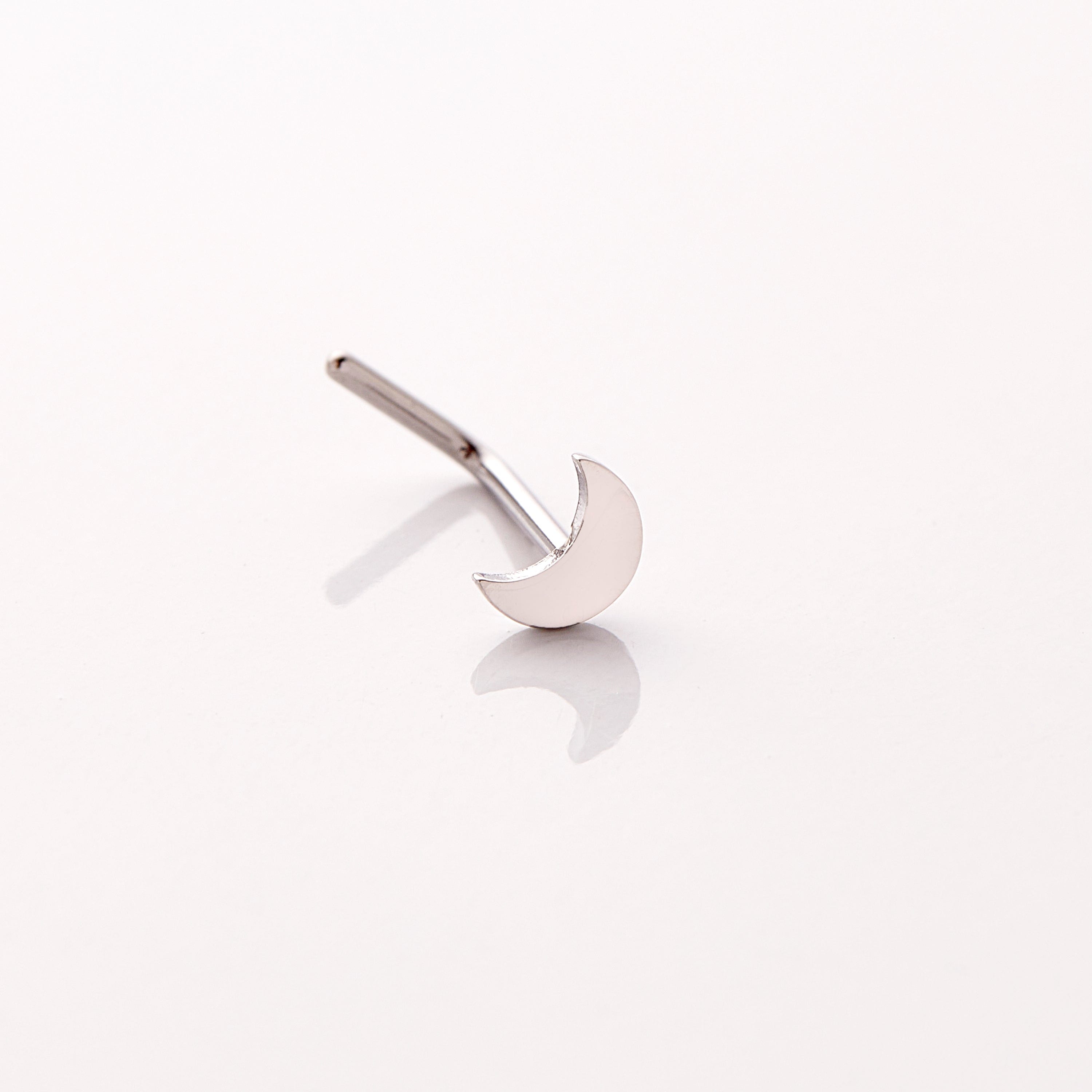 Crescent Stud Nose Ring - Nominal