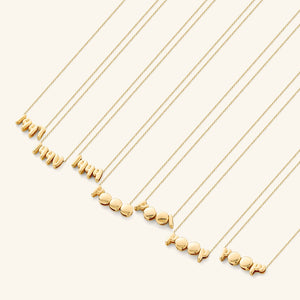 Arabic Bubble Birthyear Necklace - Nominal