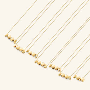 Arabic Bubble Birthyear Necklace - Nominal