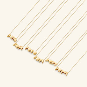 Arabic Bubble Birthyear Necklace - Nominal