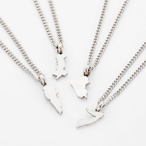 Country Map Necklace | Kids - Nominal