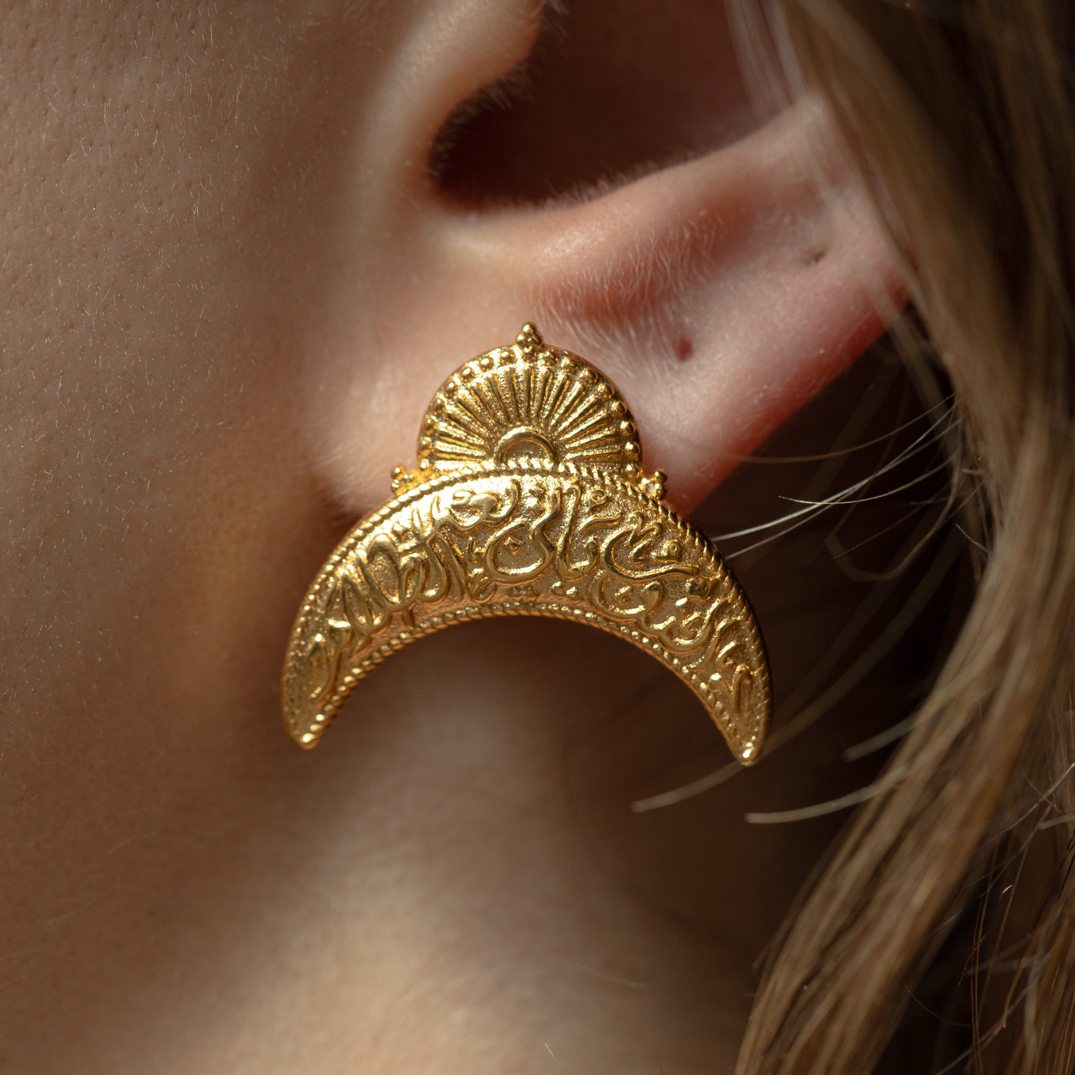 "Light Comes After Darkness" Moonfall Earrings