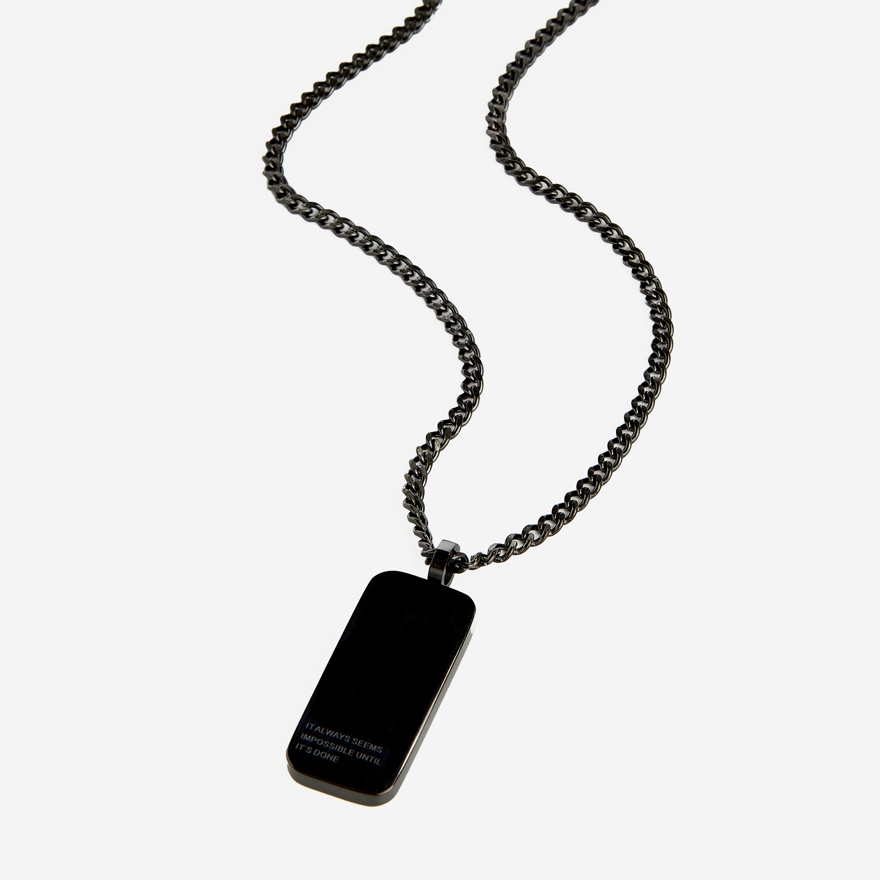 "Impossible" Tag Necklace | Men - Nominal