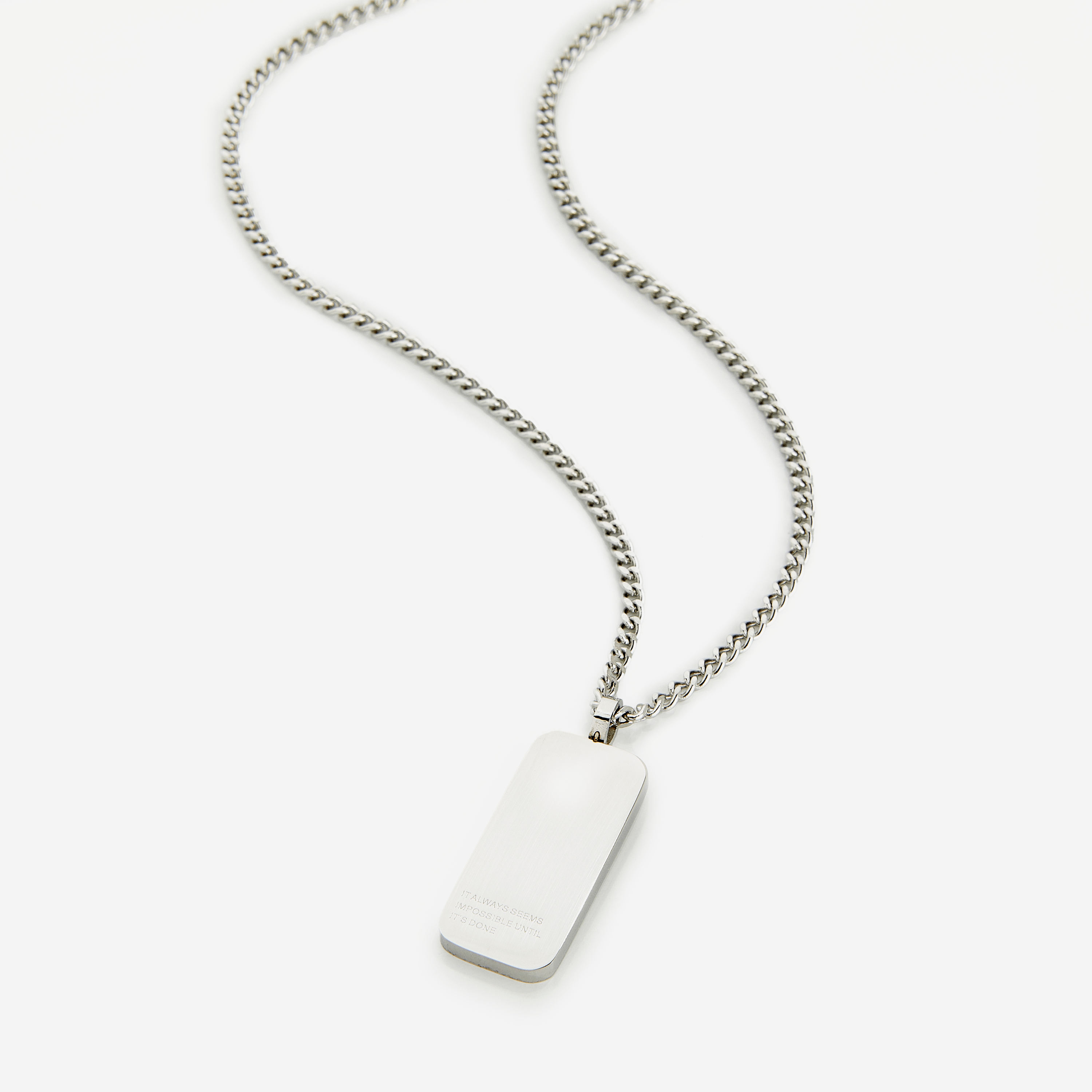 "Impossible" Tag Necklace | Men - Nominal