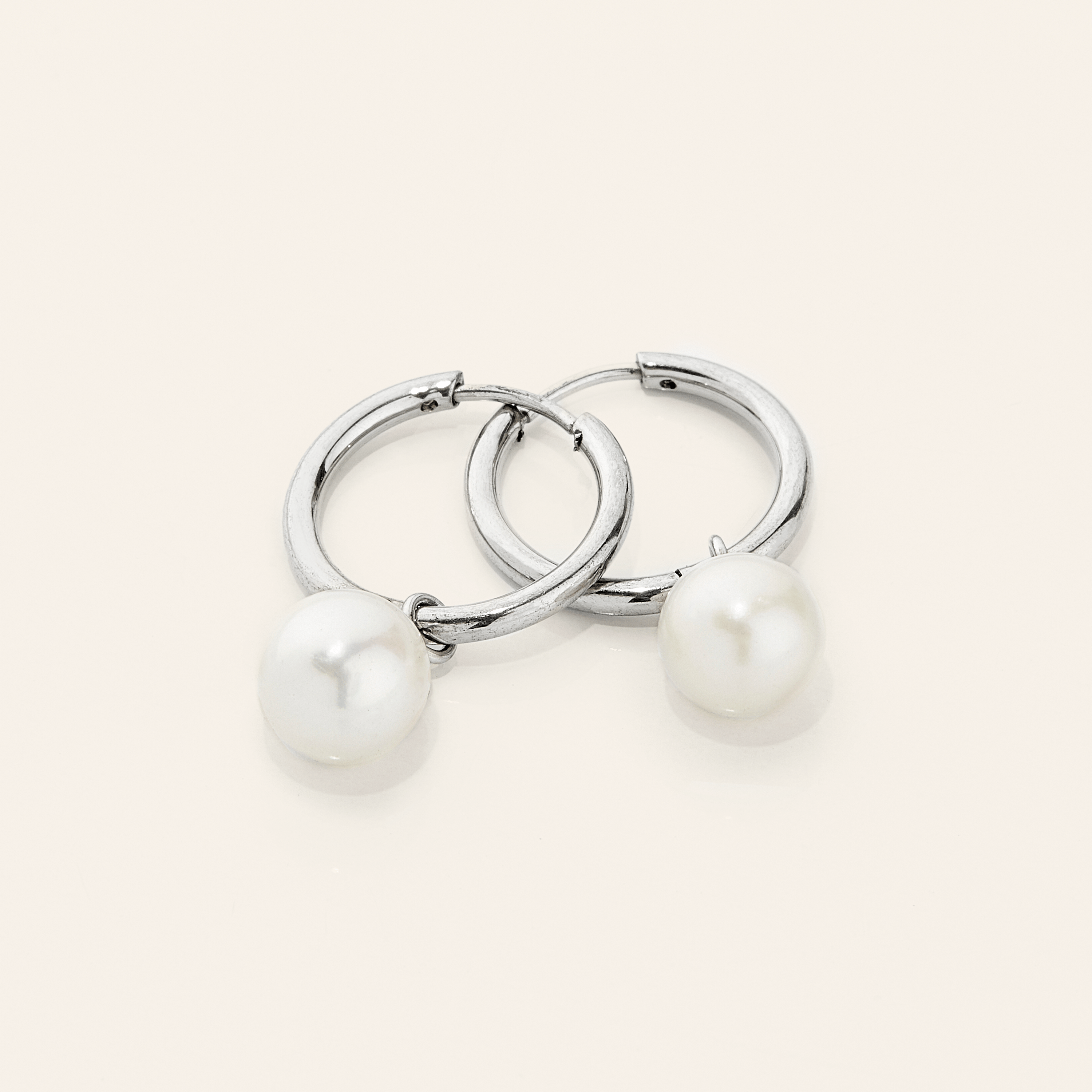Pearl Hoop Earring - Nominal