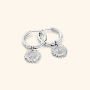Sunflower Mini-Hoop Earrings - Nominal