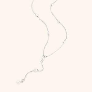 Dotted Pearl Lariat Necklace - Nominal