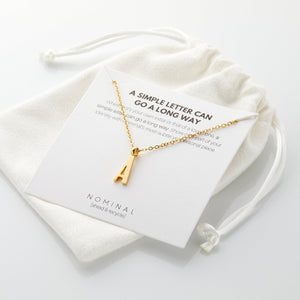 English Letter Necklace - Nominal