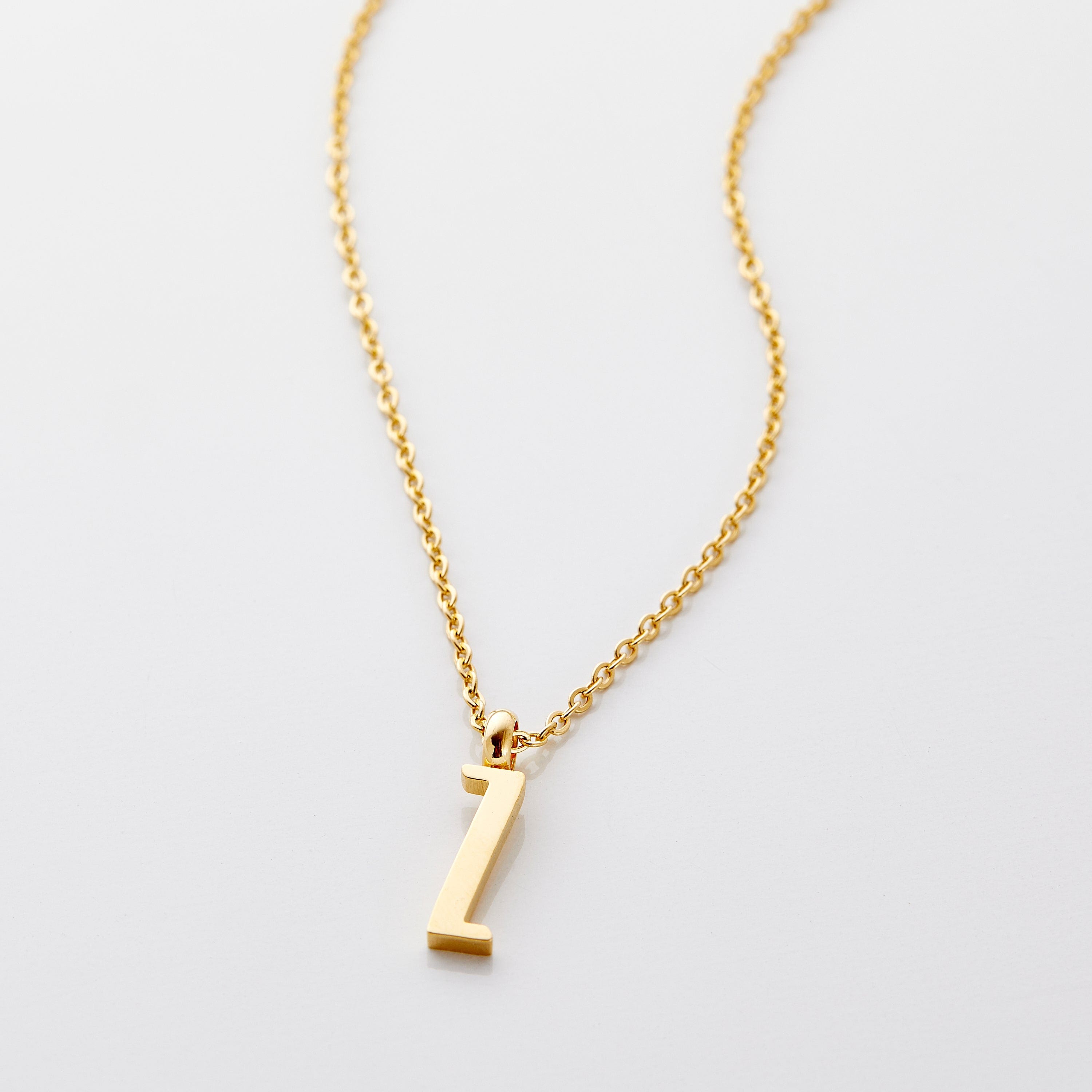 English Letter Necklace - Nominal